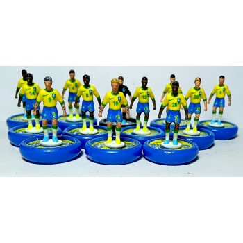 Subbuteo Andrew Table Soccer Brazil 2022 World Cup Team on Aeolus Professional bases